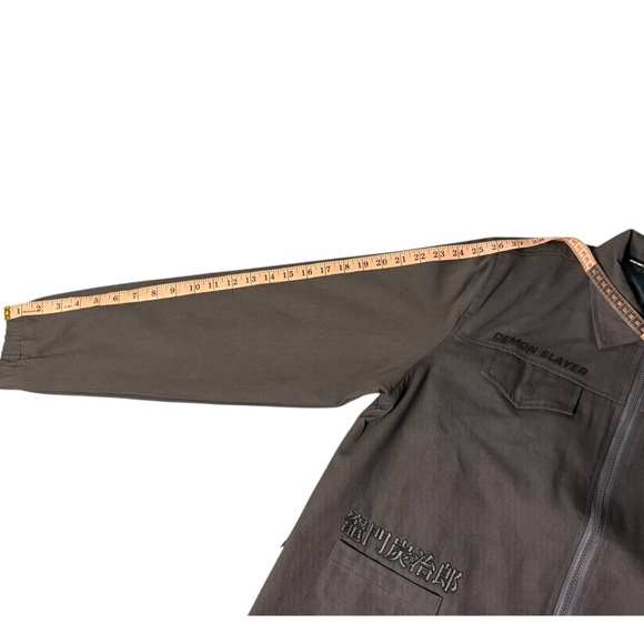 Primitive X Demon Slayer Charcoal Utility Jacket. Tanjiro Jacket. Size Medium. - Picture 12 of 15